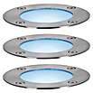 Paulmann Plug & Shine Basis-Set LED-Bodeneinbauleuchte Smart Home Zigbee (3,6 W, Silber, Ø x H: 9,8 x 9,2 cm, Per App steuerbar, IP65) | BAUHAUS