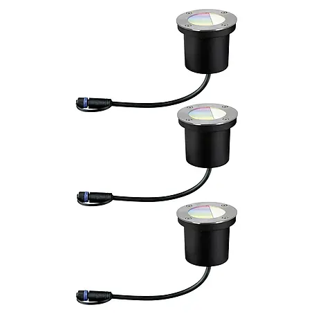 Paulmann Plug & Shine Basis-Set LED-Bodeneinbauleuchte Smart Home Zigbee