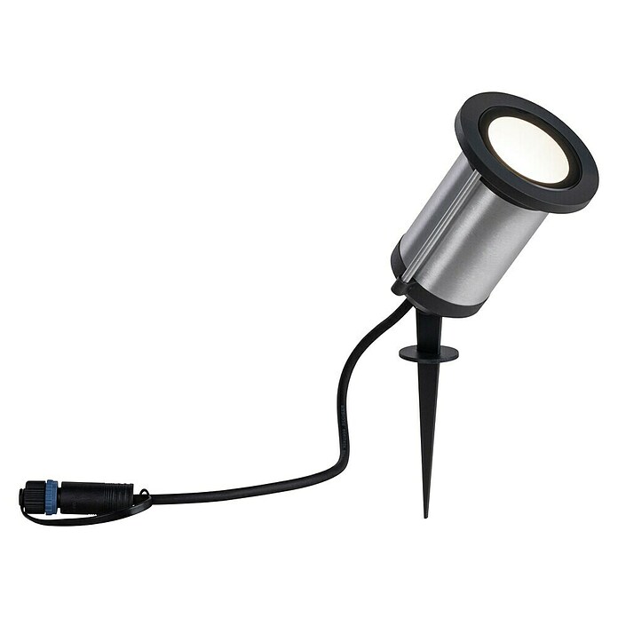 Paulmann Plug & Shine LED-Gartenstrahler Spot (Ø x H: 8,8 x 26,5 cm, Anthrazit, 5,1 W, IP65) | BAUHAUS