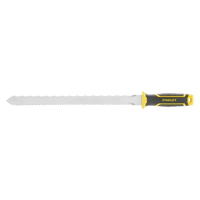 Stanley FatMax Dämmstoffmesser - Klingenlänge: 35 cm - Stanley Handsäge mit scharfen Zähnen und ergonomischem Griff. Ideal für präzise Schnitte in verschiedenen Materialien.