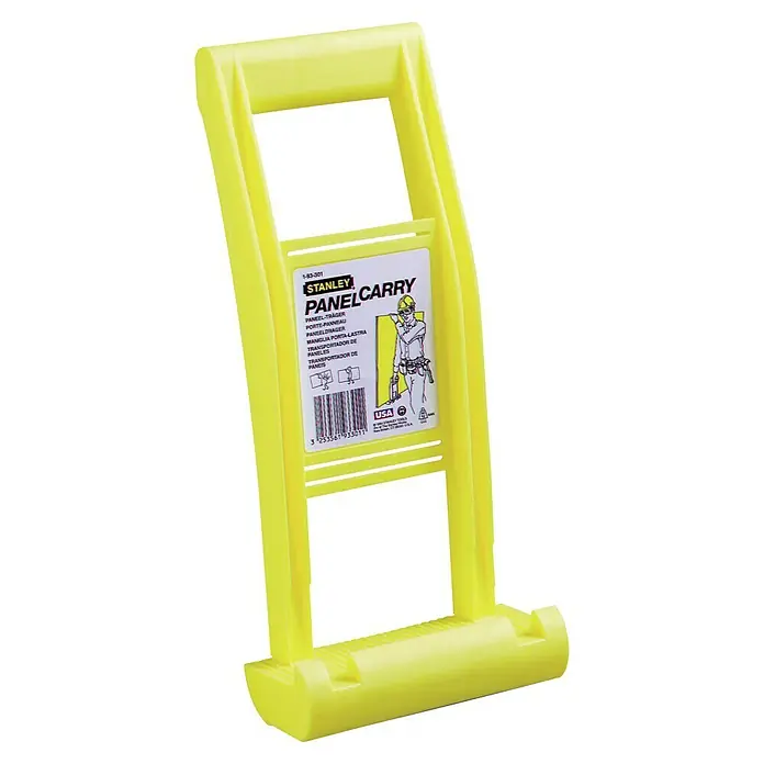 Stanley Plattenheber - Traglast: 91 kg, Geeignet für: Gipskartonplatten - Stanley Panel Carry: Gelber Paneelträger für den einfachen Transport von Plattenmaterialien. Praktisches Werkzeug für Handwerker.