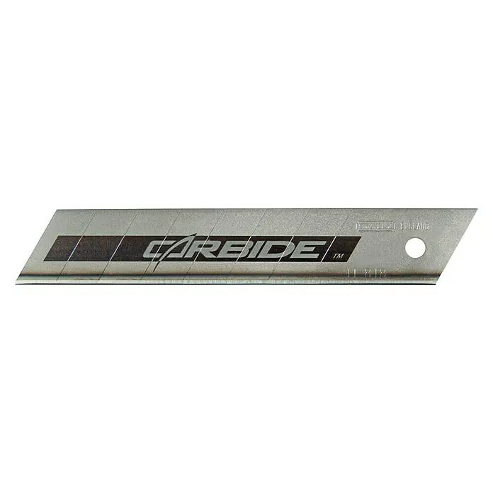 Stanley Abbrechklinge Carbide - 50 Stk. - Carbide-Klinge: Scharfe, langlebige Klinge für präzise Schnitte in verschiedenen Materialien. Ideal für Profis und Heimwerker.