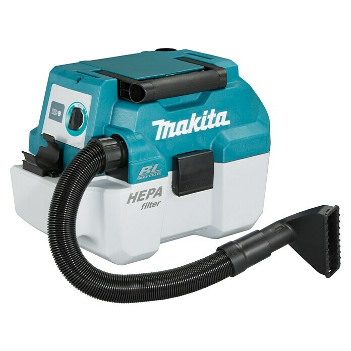 Makita Akku-Nass-Trockensauger DVC750LZX318 V, Ohne Akku Diagonal View