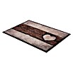 Astra Sauberlaufmatte Pure & Soft (L x B: 50 x 70 cm, Holzherz, Beige/Braun) | BAUHAUS