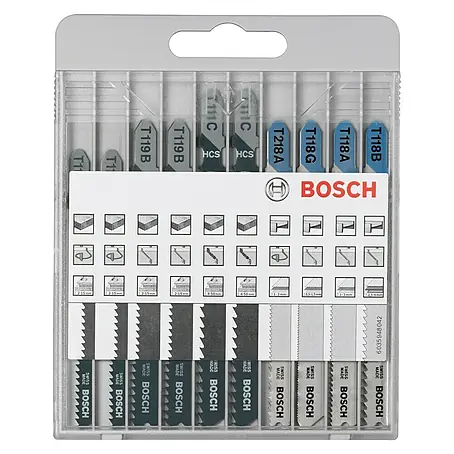 Bosch  Juego de hojas de sierra de calar