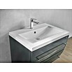Camargue Orion Waschtischunterschrank (51 x 70,5 x 52,5 cm, Anthrazit, Glänzend)