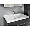 Camargue Orion Waschtischunterschrank (51 x 70,5 x 52,5 cm, Anthrazit, Glänzend)