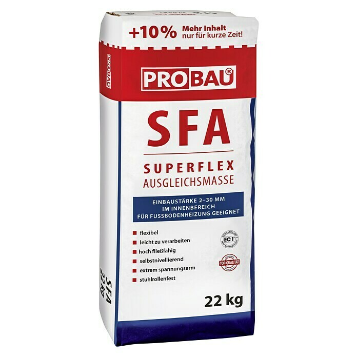 Probau Bodenausgleichsmasse Superflex SFA22 kg Front View