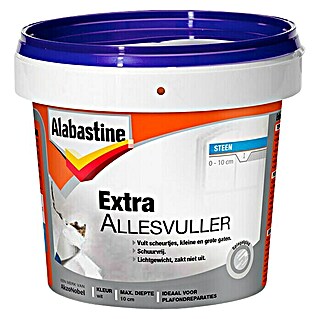 Alabastine Vulmiddel Extra Allesvuller Steen (300 g, Emmer, Wit)