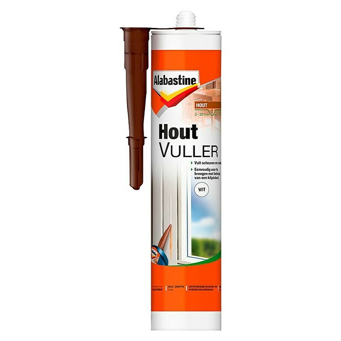 Alabastine Vulmiddel Hout Wit (Kunststof patroon) | BAUHAUS