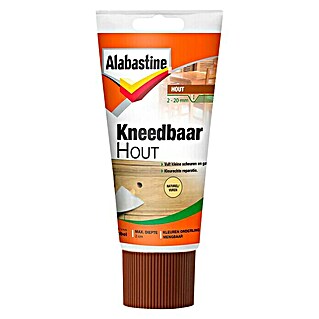 Alabastine Houtplamuur Kneedbaar Naturel/Vuren (200 g, Tube)