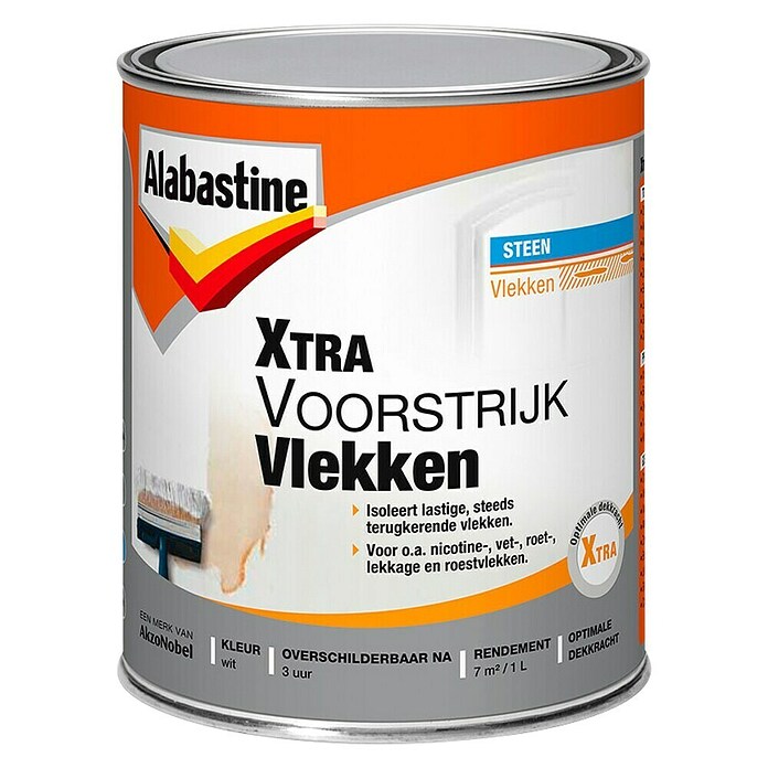Alabastine Voorstrijk Xtra Vlekken (1 l, Blik) | BAUHAUS