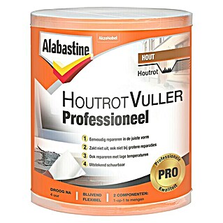 Alabastine Vulmiddel Houtrotvuller Professioneel (330 g, Blik)