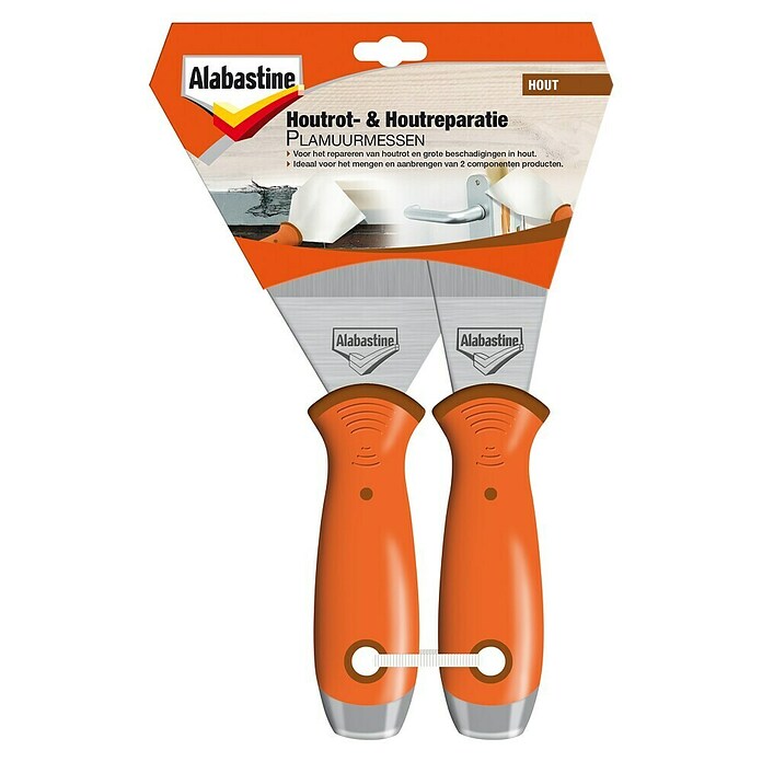 Alabastine Plamuurmessen set Houtrot en Houtreparatie (Geschikt voor: Hout) | BAUHAUS