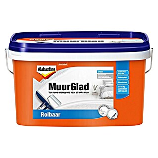 Alabastine Vulmiddel MuurGlad rolbaar (2,5 l, Emmer, Wit)