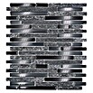 Mosaikfliese Crystal Mix XCM MV798 (29,8 x 33,8 cm, Grau/Schwarz, Glänzend)