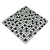 Mosaikfliese Quadrat Crystal Mix XCE 88 (30,5 x 32,2 cm, Silber, Glänzend)