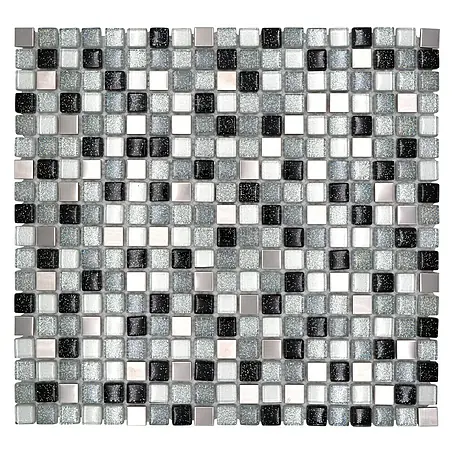 Mosaikfliese Quadrat Crystal Mix XCE 88