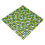 Mosaikfliese Quadrat Crystal Mix XCE 99 (30,5 x 32,2 cm, Grün, Glänzend)