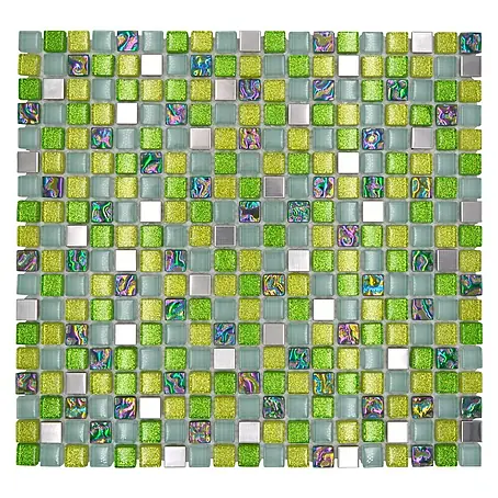 Mosaikfliese Quadrat Crystal Mix XCE 99