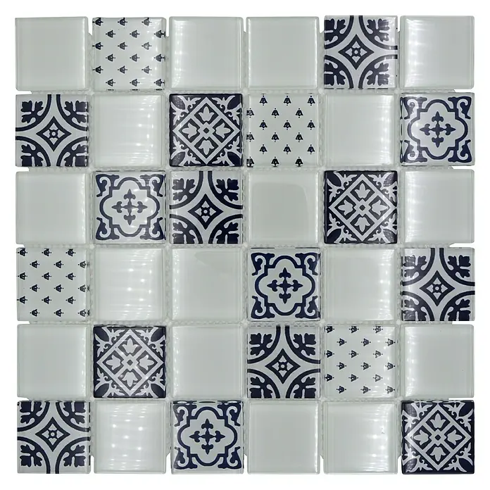 Mosaikfliese »Retro«, BxL: 30 x 30 cm, Wandbelag