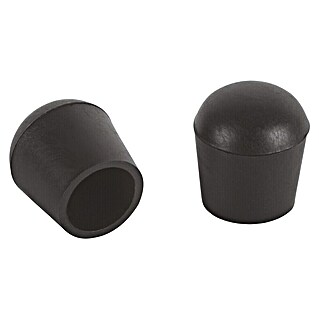 Möbelrohrkappen 25 Mm Schwarz – Endstopper Für Tisch- & Stuhlbeine Aus Vierkantrohr