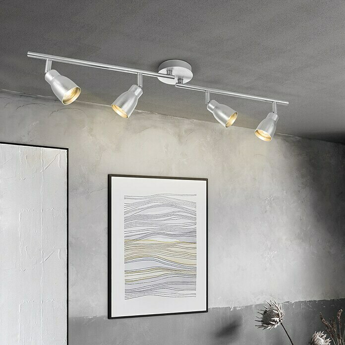 Home Sweet Home LED-Wandstrahler Alba (5,8 W, Aluminium, Warmweiß, Anzahl Leuchtmittel: 4 Stk.) | BAUHAUS