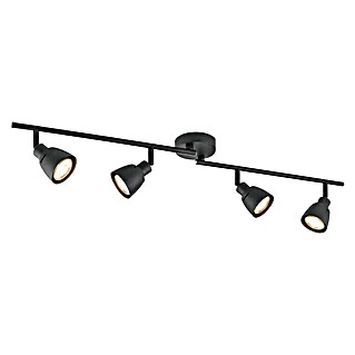 Home Sweet Home LED-Deckenstrahler Aka (5 W, L x B x H: 9,5 x 80,5 x 16,5 cm, Schwarz, Warmweiß)