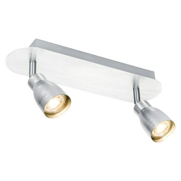 Home Sweet Home LED-Wandstrahler Alba (5,8 W, Aluminium, Warmweiß, Anzahl Leuchtmittel: 2 Stk.) | BAUHAUS