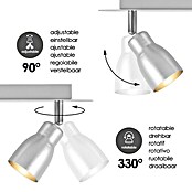 Home Sweet Home LED-Wandstrahler Alba (5,8 W, Aluminium, Warmweiß, Anzahl Leuchtmittel: 2 Stk.) | BAUHAUS