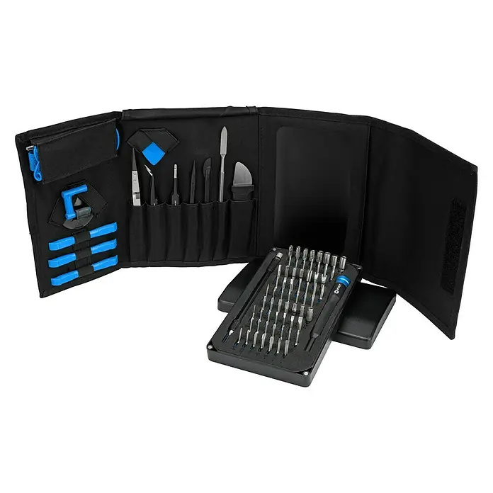 iFixit Werkzeug-Set Pro Tech - 84 -tlg. - Werkzeugsatz mit verschiedenen Bits und Zubehör in einer aufklappbaren Aufbewahrungstasche.
