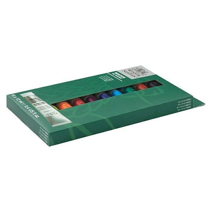 Winsor & Newton Winton Ölfarben-Set10 Stk. x 12 ml, Tube Diagonal View