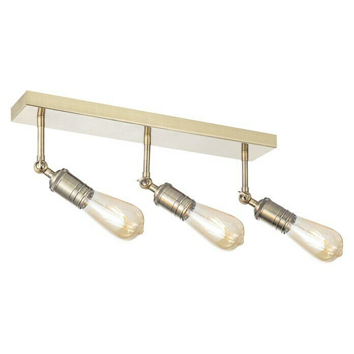 Home Sweet Home LED-Deckenleuchte Spy (4 W, L x B x H: 47 x 9,5 x 20,5 cm, Gold, Warmweiß, 3 Stk.) | BAUHAUS