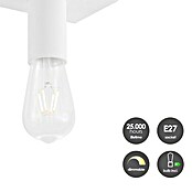 Home Sweet Home LED-Deckenleuchte Nitro (4 W, L x B x H: 15 x 9,5 x 10,5 cm, Weiß, Warmweiß, 1 Stk.) | BAUHAUS