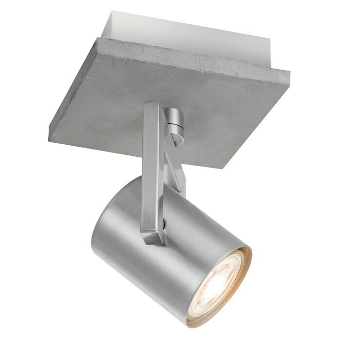 Home Sweet Home LED-Deckenstrahler Concrete (5,8 W, L x B x H: 11,5 x 11,5 x 17,5 cm, Beton, Warmweiß, Anzahl Leuchtmittel: 1 Stk.) | BAUHAUS