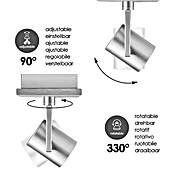 Home Sweet Home LED-Deckenstrahler Concrete (5,8 W, L x B x H: 11,5 x 11,5 x 17,5 cm, Beton, Warmweiß, Anzahl Leuchtmittel: 1 Stk.) | BAUHAUS