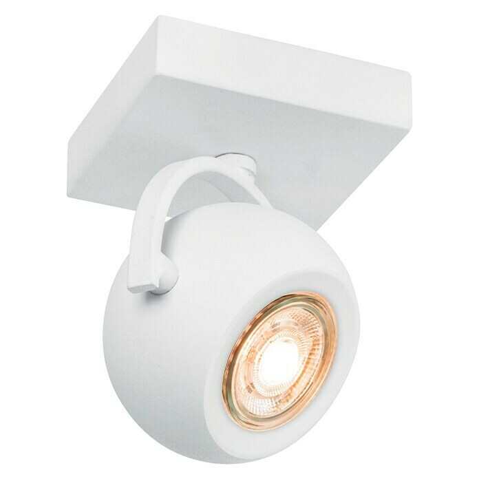 Home Sweet Home LED-Deckenstrahler Nop (5,8 W, L x B x H: 9,5 x 9,5 x 14 cm, Sandweiß, Warmweiß, 1 Stk.)