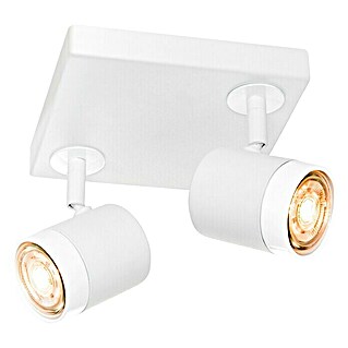 Home Sweet Home LED-Wandstrahler Manu (5,8 W, L x B x H: 16 x 16 x 15 cm, Sandweiß, Warmweiß, 2 Stk.)