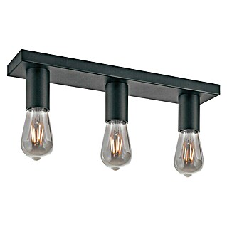 Home Sweet Home LED-Deckenleuchte Nitro (4 W, L x B x H: 40,7 x 9,5 x 10,5 cm, Schwarz, Warmweiß, 3 Stk.)