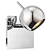 Home Sweet Home LED-Wandstrahler Bollo (5,8 W, L x B x H: 14 x 14 x 11,5 cm, Chrom, Warmweiß) | BAUHAUS