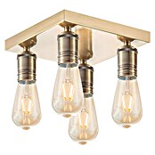 Home Sweet Home LED-Deckenleuchte Nitro (4 W, L x B x H: 23 x 23 x 10,5 cm, Bronze, Warmweiß, 4 Stk.) | BAUHAUS