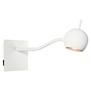 Home Sweet Home LED-Wandstrahler Bollo Flex (5,8 W, L x B x H: 14 x 14 x 11,5 cm, Sandweiß, Warmweiß)