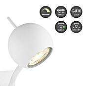 Home Sweet Home LED-Wandstrahler Bollo Flex (5,8 W, L x B x H: 14 x 14 x 11,5 cm, Sandweiß, Warmweiß) | BAUHAUS