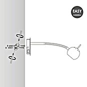 Home Sweet Home LED-Wandstrahler Bollo Flex (5,8 W, L x B x H: 14 x 14 x 11,5 cm, Sandweiß, Warmweiß) | BAUHAUS