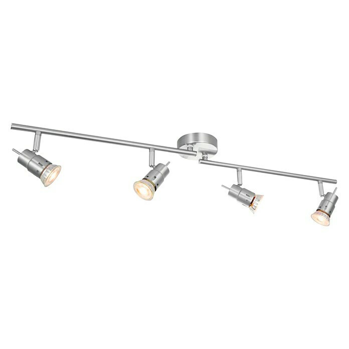 Home Sweet Home LED-Deckenstrahler Cilindro (5,8 W, L x B x H: 9,5 x 81 x 16,2 cm, Silber, Warmweiß) | BAUHAUS