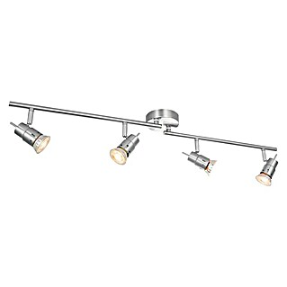 Home Sweet Home LED-Deckenstrahler Cilindro (5,8 W, L x B x H: 9,5 x 81 x 16,2 cm, Silber, Warmweiß)