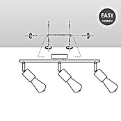 Home Sweet Home LED-Deckenleuchte Mello (4 W, L x B x H: 11,3 x 45,5 x 16 cm, Weiß, Warmweiß, 3 Stk.) | BAUHAUS