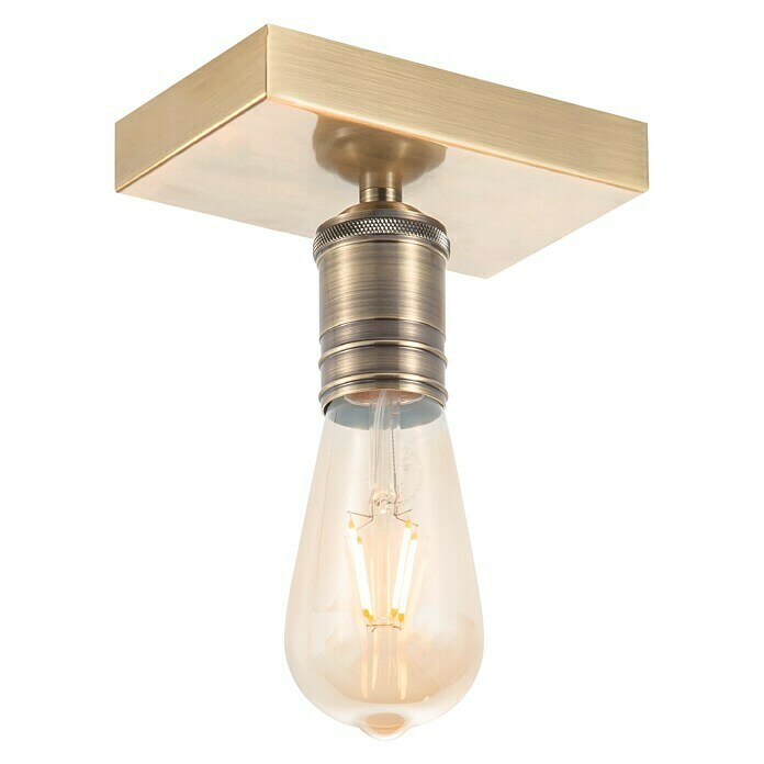 Home Sweet Home LED-Deckenleuchte Nitro (4 W, L x B x H: 15 x 9,5 x 10,5 cm, Bronze, Warmweiß, 1 Stk.) | BAUHAUS