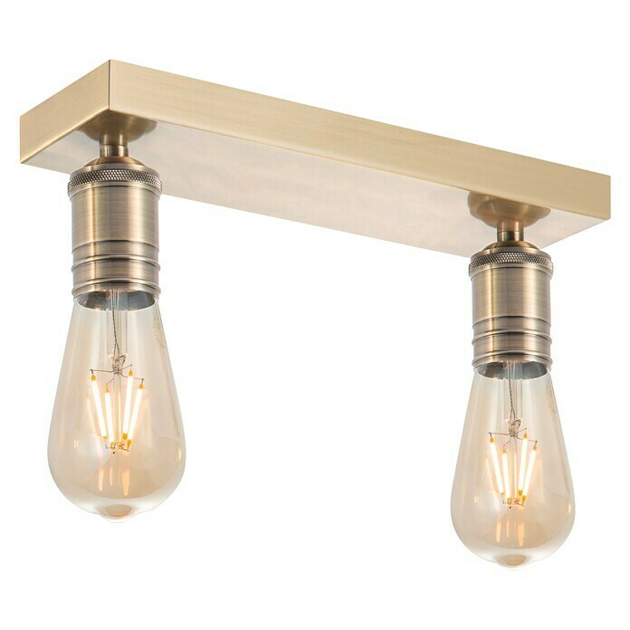 Home Sweet Home LED-Deckenleuchte Nitro (4 W, L x B x H: 30 x 9,5 x 10,5 cm, Bronze, Warmweiß, 2 Stk.) | BAUHAUS