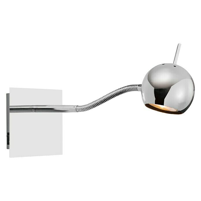 Home Sweet Home LED-Wandstrahler Bollo Flex (5,8 W, L x B x H: 14 x 14 x 11,5 cm, Chrom, Warmweiß) | BAUHAUS